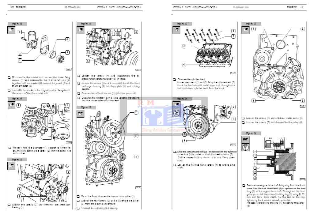 New Holland 445T-M2 Engine