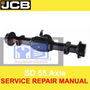 JCB SD 55 Axle Service Repair Manual with images and instructions for axle maintenance and repair procedures