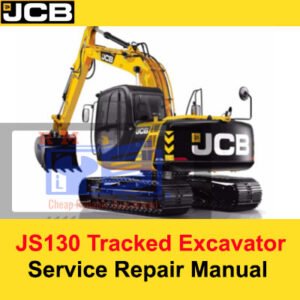Service Repair Manual for JCB JS130 Excavator, highlighting repair procedures and technical diagrams for effective maintenance