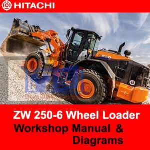 Hitachi ZW250-6 Wheel Loader workshop manual with detailed diagrams, providing essential maintenance and repair instructions