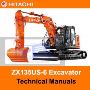 Hitachi ZX135US-6 excavator technical manuals, providing essential information on operation and maintenance procedures