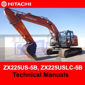 Technical documentation for Hitachi ZX225US-5B and ZX225USLC-5B, including operational details and maintenance guidelines
