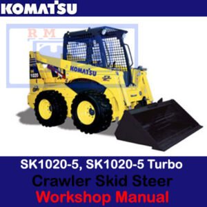 Komatsu SK1020-5 and SK1020-5 Turbo skid steer loader workshop manual, providing essential maintenance and operational guidelines