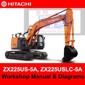 Workshop manual and diagrams for Hitachi ZX225US-5A and ZX225USLC-5A, detailing maintenance and repair procedures