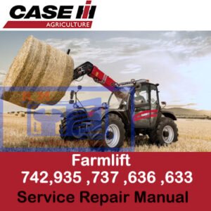 Comprehensive service manual for Case Farmlift 633, 636, 737, 742, and 935, covering repair and maintenance guidelines