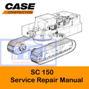 Front cover of the SC 150 Service Repair Manual, showcasing diagrams and repair guidelines for efficient service