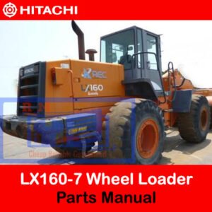 Parts manual for Hitachi LX160-7 Wheel Loader, showcasing diagrams and specifications for efficient maintenance and repairs