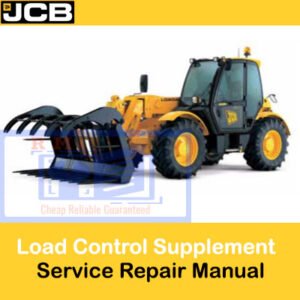 CB Load Control Supplement Service Repair Manual, displaying essential repair guidelines and technical details for operators