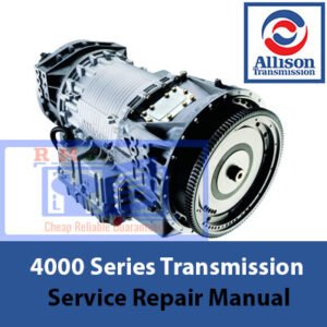 Comprehensive service manual for the Allison Transmission 4000 Series, covering repair and maintenance guidelines