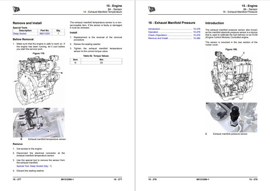 JCB Vibromax VM117, JCB Vibromax VM137 Roller Service Repair Manual - Image 3