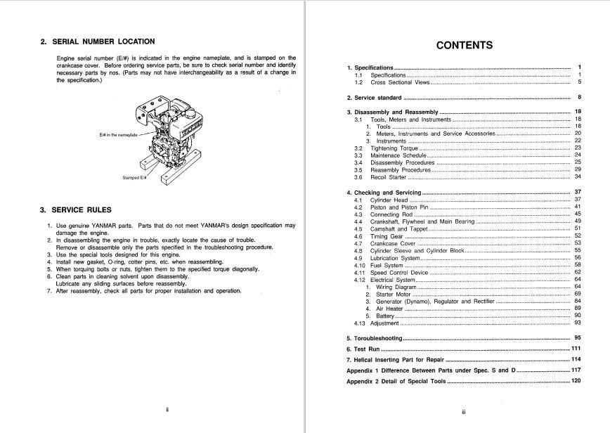 JCB Engines Yanmar L-A -Series Service Repair Manual - Image 2