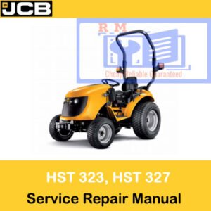 CB 323 and 327 HST Tractor Service Manual, providing essential repair and maintenance instructions