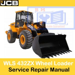 Service Repair Manual for JCB WLS 432ZX Wheel Loader, showcasing detailed diagrams and instructions