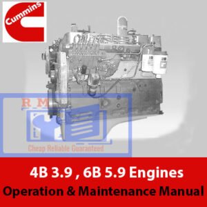 Cummins 4B 3.9 and 6B 5.9 engines operation and maintenance manual, providing essential instructions and maintenance tips