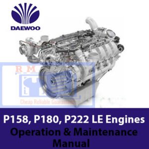 ⭐⭐⭐⭐⭐⭐DIESEL ENGINE MANUAL FOR DAEWOO P158, P180, AND P222 LE GENERATORS, INCLUDING TECHNICAL DETAILS AND OPERATIONAL PROCEDURES
