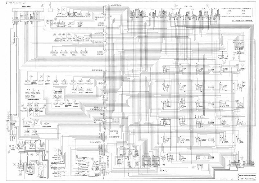 КАТО SR250 Crane Electric and Hydraulic Diagrams - Image 3