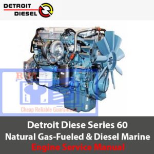 Detroit Diesel Series 60 Service Manual, displaying technical drawings and essential information for engine servicing and repair