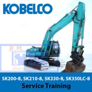 Comprehensive service training manual for Kobelco excavators: SK200-8, SK210-8, SK330-8, and SK350LC-8