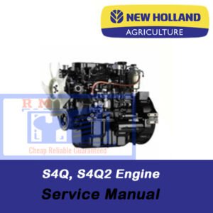 Mitsubishi S4Q and S4Q2 Engine Service Manual related to New Holland products, detailing maintenance and repair procedures