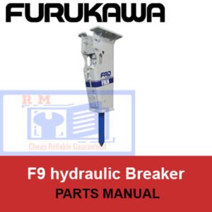 Furukawa F9 hydraulic breaker parts manual, displaying essential diagrams and specifications for effective maintenance