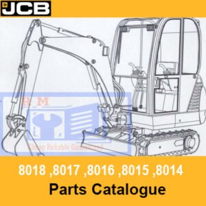 JCB Mini Excavators 8014 to 8018 parts manual, providing essential information on parts and maintenance procedures