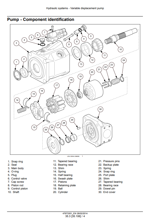 New Holland W190C, New Holland W230C Wheel Loader Service Manual - Image 3
