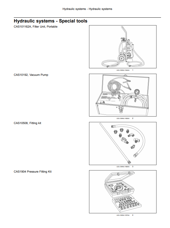 New Holland W190C, New Holland W230C Wheel Loader Service Manual - Image 4