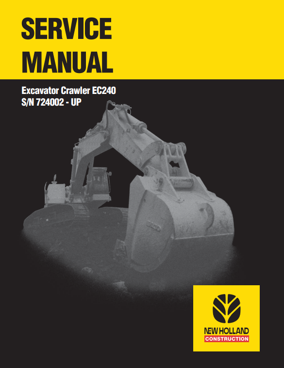 New Holland EC240 Excavator Service Manual - Image 2