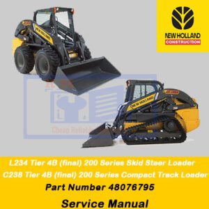 Service manual for electrical systems of New Holland 200 Series L234 and C238 loaders