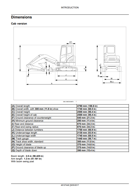 New Holland E37C Mini Excavator Service Manual - Image 6