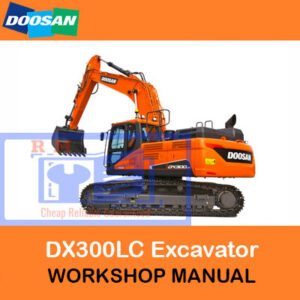 orkshop Manual for Doosan DX300LC Excavator, highlighting the model and providing essential maintenance details