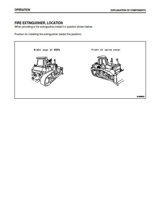 Komatsu D155A-5 Japan Bulldozer Operation and Maintenance Manual - Image 5