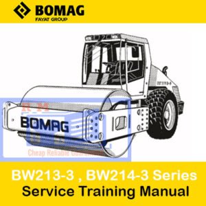 Bomag BW213-3 and BW214-3 Series Service Training Manual, providing essential maintenance and operational instructions