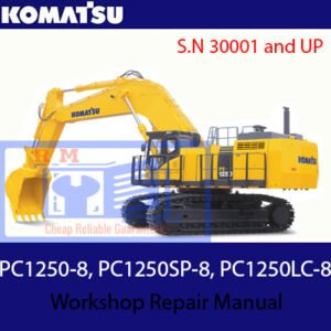 Comprehensive repair manual for Komatsu PC1250-8, PC1250SP-8, and PC1250LC-8, covering essential maintenance guidelines