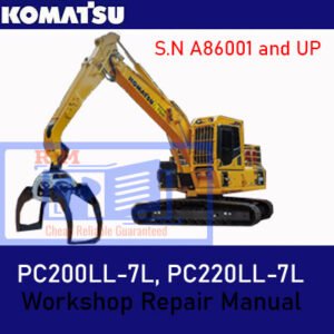 Comprehensive repair manual for Komatsu PC200LL-7L and PC220LL-7L, covering essential maintenance and troubleshooting