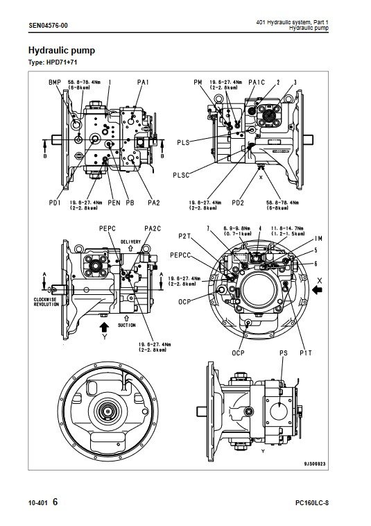 Komatsu PC160LC-8 Excavator Workshop Repair Manual - Image 3