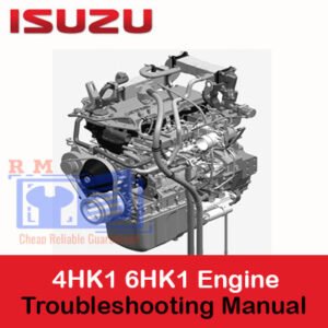 Isuzu 4HK1 and 6HK1 Common Rail Engine Troubleshooting Manual cover for engine diagnostics and repair guidance