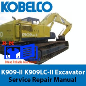 Comprehensive service manual for Kobelco K909-II and K909LC-II Excavators, including repair and maintenance instructions
