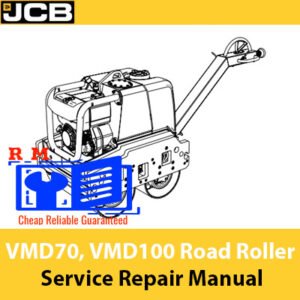 Service repair manual for JCB VMD70 and VMD100 road rollers, including detailed maintenance and troubleshooting guidelines