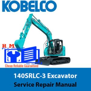 Service Repair Manual for Kobelco 140SRLC-3 Excavator, showcasing detailed diagrams and maintenance instructions