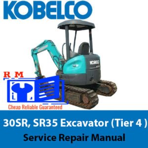 Service Repair Manual for Kobelco 30SR and SR35 Excavators, detailing maintenance procedures and troubleshooting