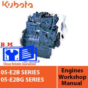 Workshop manual for Kubota 05-E2B and 05-E2BG series engines, including illustrations and comprehensive maintenance information