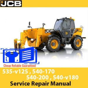 ⭐⭐⭐⭐⭐⭐DISCOVER DETAILED SERVICE REPAIR MANUALS FOR JCB 535-V125, 540-170, 540-200, AND 540-V180. KEEP YOUR EQUIPMENT RUNNING SMOOTHLY WITH EXPERT GUIDANCE