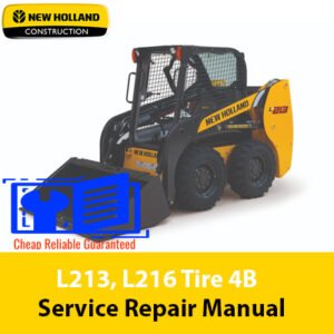 Service Repair Manual for New Holland L213 and L216 Skid Steer, detailing maintenance and repair procedures