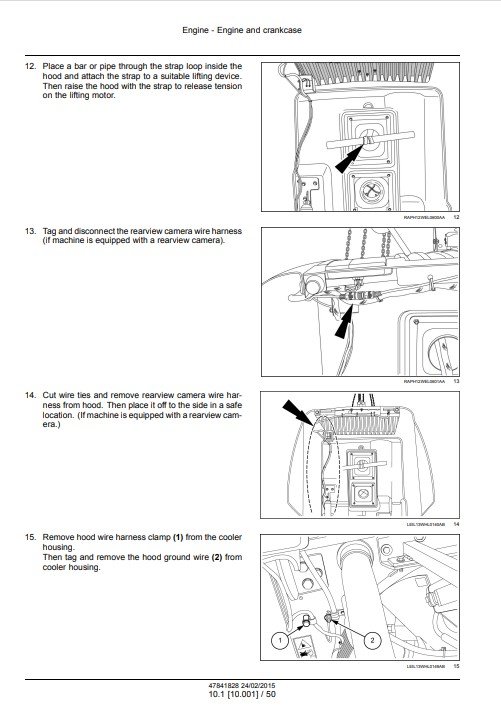 New Holland W130C, New Holland W170C Wheel Loader Service Repair Manual - Image 4