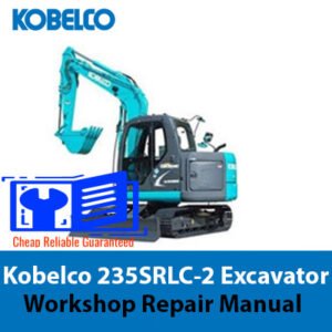 Kobelco 235SRLC-2 Excavator Workshop Repair Manual showcasing technical drawings and essential repair information