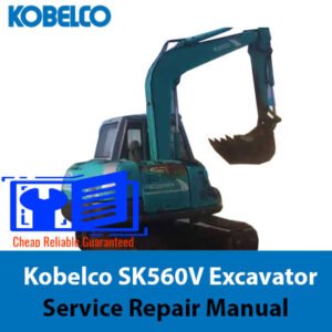 Service Repair Manual for Kobelco SK60V Excavator, showcasing detailed diagrams and maintenance instructions