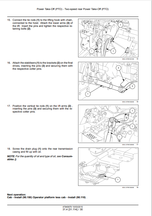New Holland T4.85, T4.95, T4.105, T4.115 Tractor Service Repair Manual (Axle System) - Image 6