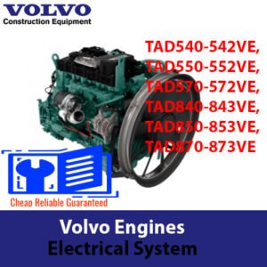 Electrical system components for Volvo TAD540-542VE, TAD550-552VE, TAD570-572VE, TAD840-843VE, TAD850-853VE, TAD870-873VE