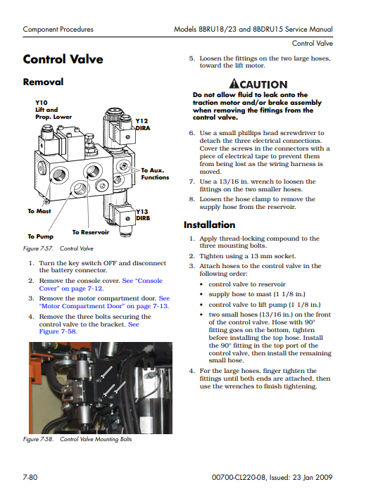 Toyota 8BRU18, Toyota 8BRU23, Toyota 8BDRU15 Reach Lift Truck Service Repair Manual - Image 4